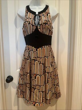 FROCK STACY REESE ANTHROPOLOGIE BOHO 2000’s INDIE SILK DRESS SZ 4